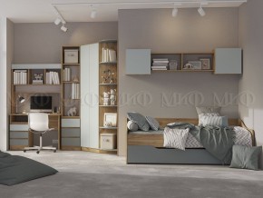 ЧЕЛСИ Color Антресоль (Мята/Дуб крафт) в Каменске-Уральском - kamensk-uralskiy.ok-mebel.com | фото 2