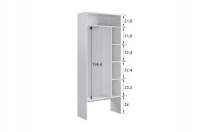 БАСКО Прихожая К5 (кашемир) в Каменске-Уральском - kamensk-uralskiy.ok-mebel.com | фото 9