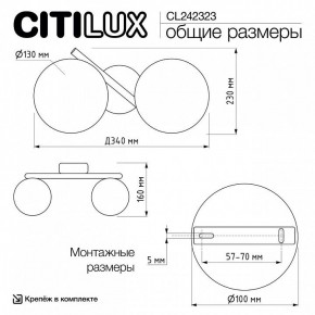 Бра Citilux Ronny CL242323 в Каменске-Уральском - kamensk-uralskiy.ok-mebel.com | фото 9