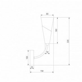 Бра Eurosvet Rhyton 60167/1 латунь в Каменске-Уральском - kamensk-uralskiy.ok-mebel.com | фото 5