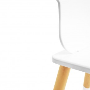 Детский комплект стол и стул «Корона» Rolti Baby (белый/береза, массив березы/мдф) в Каменске-Уральском - kamensk-uralskiy.ok-mebel.com | фото 2