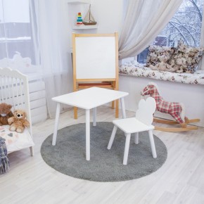 Детский комплект стол и стул «Облачко» Rolti Baby (белый/белый, массив березы/мдф) в Каменске-Уральском - kamensk-uralskiy.ok-mebel.com | фото 2