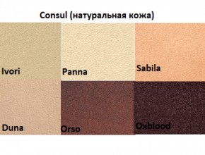 Диван двухместный Алекто Consul натуральная кожа в Каменске-Уральском - kamensk-uralskiy.ok-mebel.com | фото 5