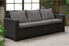 Диван Калифорния 3-х местный (California 3 Sofa), графит в Каменске-Уральском - kamensk-uralskiy.ok-mebel.com | фото