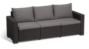 Диван Калифорния 3-х местный (California 3 Sofa), графит в Каменске-Уральском - kamensk-uralskiy.ok-mebel.com | фото 2
