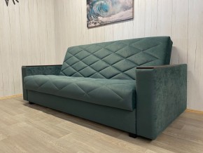 Диван Престиж-15 (НПБ+МДФ) велюр Sensey bottle green в Каменске-Уральском - kamensk-uralskiy.ok-mebel.com | фото 3