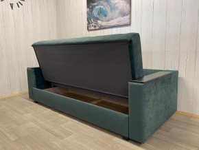 Диван Престиж-15 (НПБ+МДФ) велюр Sensey bottle green в Каменске-Уральском - kamensk-uralskiy.ok-mebel.com | фото 5