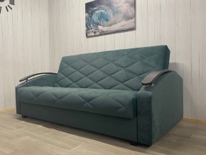 Диван Престиж-16 (НПБ+МДФ) велюр Sensey bottle green в Каменске-Уральском - kamensk-uralskiy.ok-mebel.com | фото 4