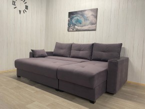 Диван угловой Комфорт-3 (НПБ+МДФ) велюр Monaco 8 в Каменске-Уральском - kamensk-uralskiy.ok-mebel.com | фото 2