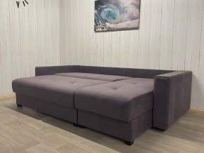 Диван угловой Комфорт-3 (НПБ+МДФ) велюр Monaco 8 в Каменске-Уральском - kamensk-uralskiy.ok-mebel.com | фото 3
