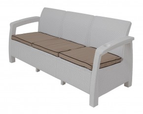 Диван Yalta Premium Sofa 3 Set (Ялта) белый (+подушки под спину) в Каменске-Уральском - kamensk-uralskiy.ok-mebel.com | фото 1