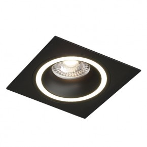 DK2061-BK Встраиваемый светильник IP 20, до 15 Вт, GU10, LED, черный, алюминий в Каменске-Уральском - kamensk-uralskiy.ok-mebel.com | фото