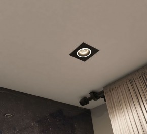 DK2061-BK Встраиваемый светильник IP 20, до 15 Вт, GU10, LED, черный, алюминий в Каменске-Уральском - kamensk-uralskiy.ok-mebel.com | фото 4