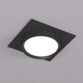 DK2091-BK Встраиваемый светильник FLAT, IP 20, до 15 Вт, GX53, LED, черный, алюминий в Каменске-Уральском - kamensk-uralskiy.ok-mebel.com | фото