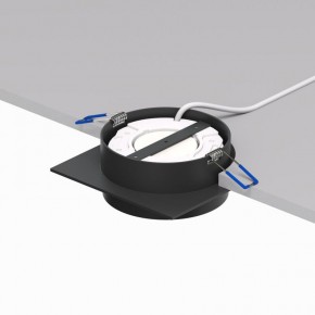 DK2091-BK Встраиваемый светильник FLAT, IP 20, до 15 Вт, GX53, LED, черный, алюминий в Каменске-Уральском - kamensk-uralskiy.ok-mebel.com | фото 4