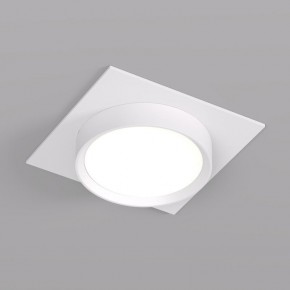 DK2091-WH Встраиваемый светильник FLAT, IP 20, до 15 Вт, GX53, LED, белый, алюминий в Каменске-Уральском - kamensk-uralskiy.ok-mebel.com | фото