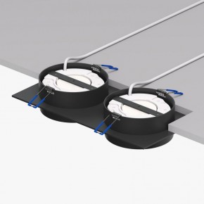 DK2092-BK Встраиваемый светильник FLAT, IP 20, до 15 Вт, GX53, LED, черный, алюминий в Каменске-Уральском - kamensk-uralskiy.ok-mebel.com | фото 2