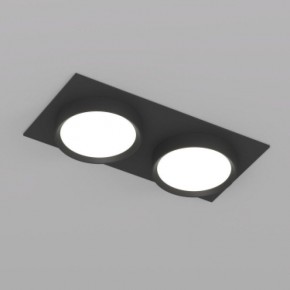 DK2092-BK Встраиваемый светильник FLAT, IP 20, до 15 Вт, GX53, LED, черный, алюминий в Каменске-Уральском - kamensk-uralskiy.ok-mebel.com | фото 4