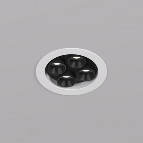 DK2510-WB Встраиваемый светильник SPACE со светодиодом d65 220V 8W 38° 4000К IP20 белый/черный алюминий в Каменске-Уральском - kamensk-uralskiy.ok-mebel.com | фото