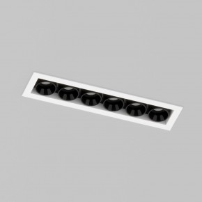 DK2514-WB Встраиваемый светильник SPACE со светодиодом L126mm 220V 10W 38° 4000К IP20 белый/черный алюминий в Каменске-Уральском - kamensk-uralskiy.ok-mebel.com | фото 2