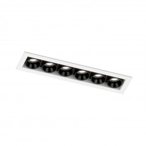 DK2514-WB Встраиваемый светильник SPACE со светодиодом L126mm 220V 10W 38° 4000К IP20 белый/черный алюминий в Каменске-Уральском - kamensk-uralskiy.ok-mebel.com | фото 5