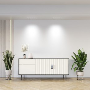 DK2515-WB Встраиваемый светильник SPACE со светодиодом L240mm 220V 20W 38° 4000К IP20 белый/черный алюминий в Каменске-Уральском - kamensk-uralskiy.ok-mebel.com | фото 7