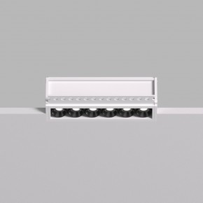 DK2531-WB Встраиваемый светильник SPACE со светодиодом под шпатлевку L126mm 220V 10W 38° 4000К IP20 белый/черный алюминий в Каменске-Уральском - kamensk-uralskiy.ok-mebel.com | фото 3