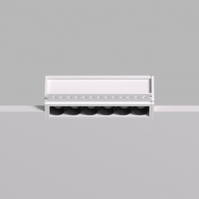 DK2531-WB Встраиваемый светильник SPACE со светодиодом под шпатлевку L126mm 220V 10W 38° 4000К IP20 белый/черный алюминий в Каменске-Уральском - kamensk-uralskiy.ok-mebel.com | фото 4