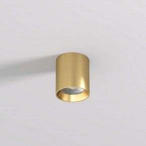 DK2610-SB Накладной светильник SHINE TUBE со светодиодом, D70*H80, IP20, 3000К, 10W, RA?90, сатинированная латунь, алюминий в Каменске-Уральском - kamensk-uralskiy.ok-mebel.com | фото 2