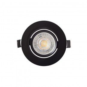 DK3020-BK Встраиваемый светильник, IP 20, 10 Вт, GU5.3, LED, черный, пластик в Каменске-Уральском - kamensk-uralskiy.ok-mebel.com | фото 3
