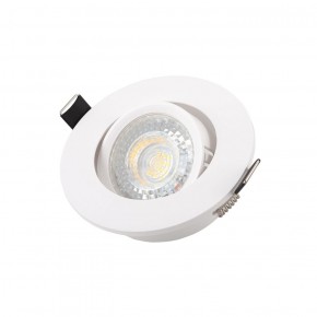 DK3020-WH Встраиваемый светильник, IP 20, 10 Вт, GU5.3, LED, белый, пластик в Каменске-Уральском - kamensk-uralskiy.ok-mebel.com | фото 3