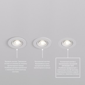 DK3020-WH Встраиваемый светильник, IP 20, 10 Вт, GU5.3, LED, белый, пластик в Каменске-Уральском - kamensk-uralskiy.ok-mebel.com | фото 6