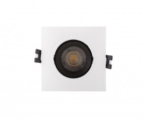 DK3021-WB Встраиваемый светильник, IP 20, 10 Вт, GU5.3, LED, белый/черный, пластик в Каменске-Уральском - kamensk-uralskiy.ok-mebel.com | фото