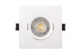 DK3021-WH Встраиваемый светильник, IP 20, 10 Вт, GU5.3, LED, белый, пластик в Каменске-Уральском - kamensk-uralskiy.ok-mebel.com | фото 2