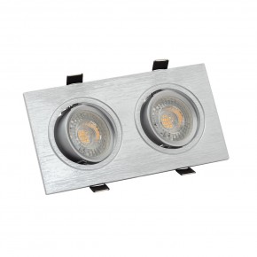 DK3022-CM Встраиваемый светильник, IP 20, 10 Вт, GU5.3, LED, серый, пластик в Каменске-Уральском - kamensk-uralskiy.ok-mebel.com | фото 2
