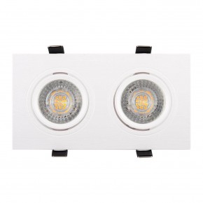 DK3022-WH Встраиваемый светильник, IP 20, 10 Вт, GU5.3, LED, белый, пластик в Каменске-Уральском - kamensk-uralskiy.ok-mebel.com | фото 2