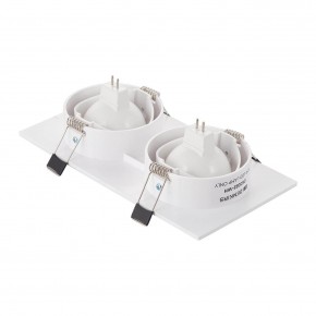 DK3022-WH Встраиваемый светильник, IP 20, 10 Вт, GU5.3, LED, белый, пластик в Каменске-Уральском - kamensk-uralskiy.ok-mebel.com | фото 3