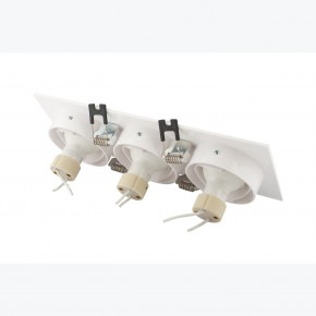 DK3023-WH Встраиваемый светильник, IP 20, 10 Вт, GU5.3, LED, белый, пластик в Каменске-Уральском - kamensk-uralskiy.ok-mebel.com | фото 4