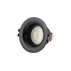 DK3024-BK Встраиваемый светильник, IP 20, 10 Вт, GU5.3, LED, черный, пластик в Каменске-Уральском - kamensk-uralskiy.ok-mebel.com | фото