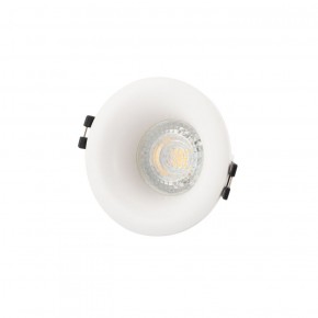 DK3024-WH Встраиваемый светильник, IP 20, 10 Вт, GU5.3, LED, белый, пластик в Каменске-Уральском - kamensk-uralskiy.ok-mebel.com | фото