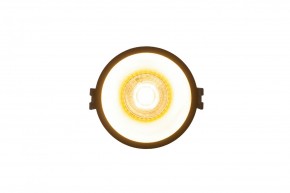 DK3026-BG Встраиваемый светильник, IP 20, 10 Вт, GU5.3, LED, черный/золотой, пластик в Каменске-Уральском - kamensk-uralskiy.ok-mebel.com | фото 2