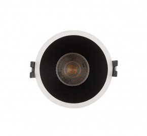 DK3026-WB Встраиваемый светильник, IP 20, 10 Вт, GU5.3, LED, белый/черный, пластик в Каменске-Уральском - kamensk-uralskiy.ok-mebel.com | фото