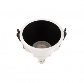 DK3026-WB Встраиваемый светильник, IP 20, 10 Вт, GU5.3, LED, белый/черный, пластик в Каменске-Уральском - kamensk-uralskiy.ok-mebel.com | фото 2