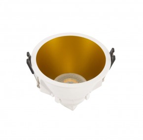 DK3026-WG Встраиваемый светильник, IP 20, 10 Вт, GU5.3, LED, белый/золотой, пластик в Каменске-Уральском - kamensk-uralskiy.ok-mebel.com | фото 2