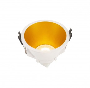 DK3026-WG Встраиваемый светильник, IP 20, 10 Вт, GU5.3, LED, белый/золотой, пластик в Каменске-Уральском - kamensk-uralskiy.ok-mebel.com | фото 4