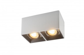 DK3035-WB Светильник накладной IP 20, 10 Вт, GU5.3, LED, белый/черный, пластик в Каменске-Уральском - kamensk-uralskiy.ok-mebel.com | фото