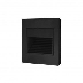 DK3050-BK Светильник встраиваемый в стену, IP 20, LED 3000, 1 Вт, черный пластик в Каменске-Уральском - kamensk-uralskiy.ok-mebel.com | фото