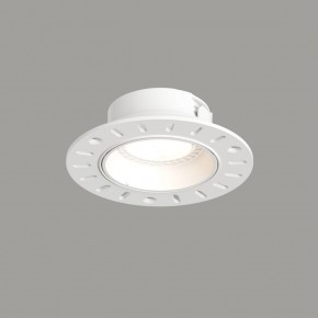 DK3055-WH Встраиваемый светильник, IP 20, 10 Вт, GU5.3, LED, белый, пластик в Каменске-Уральском - kamensk-uralskiy.ok-mebel.com | фото