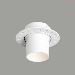 DK3057-WH Встраиваемый светильник под шпатлевку, IP20, до 15 Вт, LED, GU5,3, белый, пластик в Каменске-Уральском - kamensk-uralskiy.ok-mebel.com | фото 1