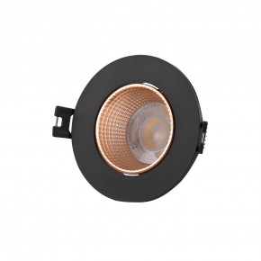 DK3061-BBR Встраиваемый светильник, IP 20, 10 Вт, GU5.3, LED, черный/бронзовый, пластик в Каменске-Уральском - kamensk-uralskiy.ok-mebel.com | фото